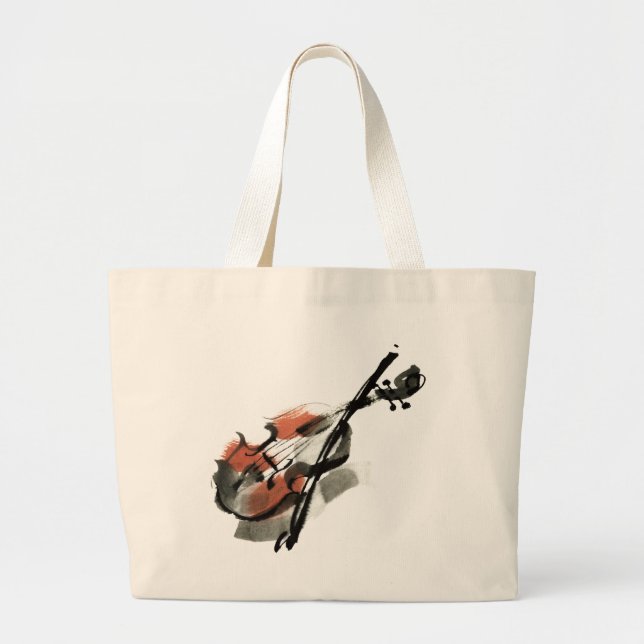 Bolsa Tote Grande Violino (Frente)