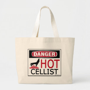 Bolsa Tote Grande Violoncelista quente
