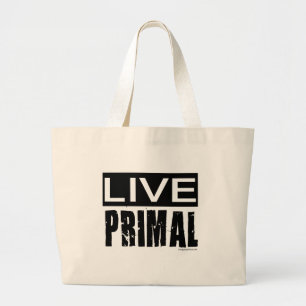 Bolsa Tote Grande vive a dieta primordial/paleo