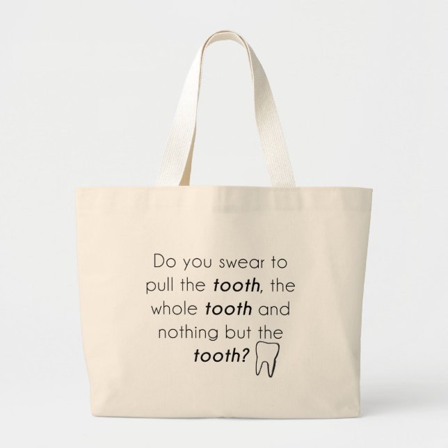 Bolsa Tote Grande Você jura? (Frente)