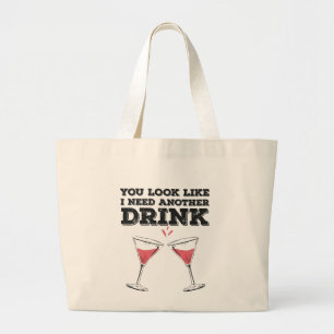 Bolsa Tote Grande Você Parece Que Preciso De Outro Humor Verdadeiro