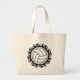Bolsa Tote Grande voleibol tribal