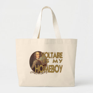 Bolsa Tote Grande Voltaire é meu ficar em casa