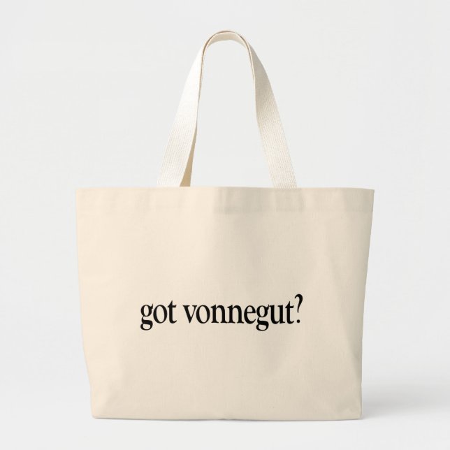 Bolsa Tote Grande Vonnegut obtido (Frente)