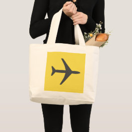 Bolsa Tote Grande Voo de Avião Aviário Mínimo