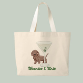 Bolsa Tote Grande Weenies & Martinis