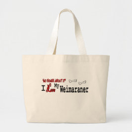 Bolsa Tote Grande Weimaraner Gifts