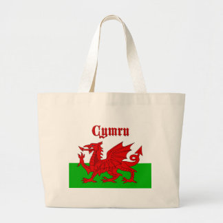 Bolsa Tote Grande Welsh Flag Cymru