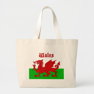 Bolsa Tote Grande Welsh Flag Wales