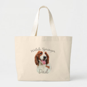 Bolsa Tote Grande Welsh Springer Spaniel Pai 2