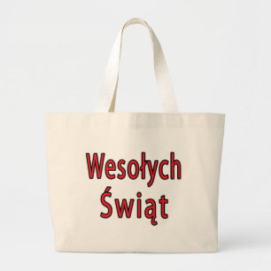 Bolsa Tote Grande Wesolych Swiat