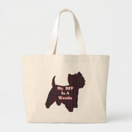 Bolsa Tote Grande West Highland White Terrier BFF Tote Bag