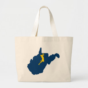 Bolsa Tote Grande West Virginia Subindo