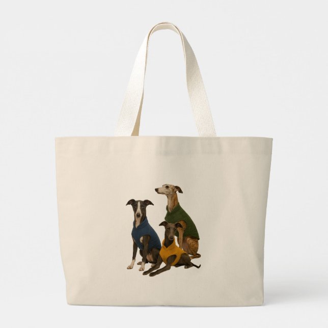 Bolsa Tote Grande Whippet Bom (Verso)