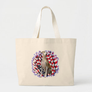 Bolsa Tote Grande Whippet Patriot