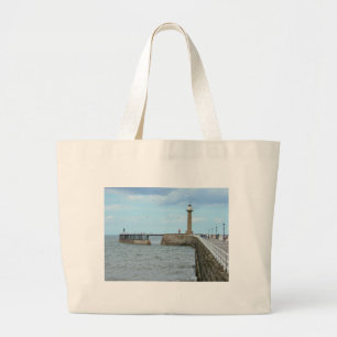 Bolsa Tote Grande Whitby no North Yorkshire, Inglaterra.