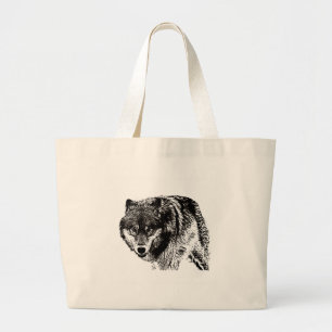 Bolsa Tote Grande Wild Wolf