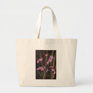 Bolsa Tote Grande Wildflowers: Pisco de peito vermelho áspero