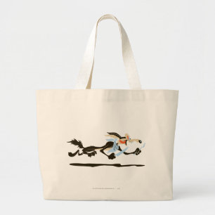 Bolsa Tote Grande Wile E. Coyote em busca de janto