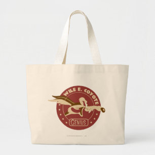 Bolsa Tote Grande Wile E. Coyote Genius