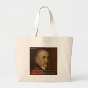 Bolsa Tote Grande William Gladstone & Poder Do Amor Citação