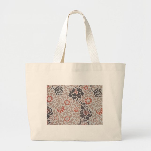 Bolsa Tote Grande William Morris Grafton Botanic Art Design (Frente)