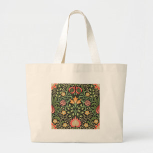 Bolsa Tote Grande William Morris Graphic Persian Floral Design