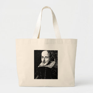 Bolsa Tote Grande William Shakespeare enfrenta