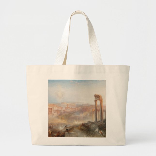 Bolsa Tote Grande William Turner British - Modern Roma-Campo Vaccino (Frente)