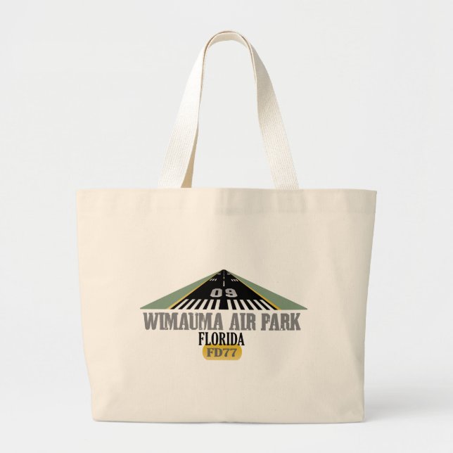Bolsa Tote Grande Wimauma Air Park Flórida - Passagem Aeroportuária (Frente)