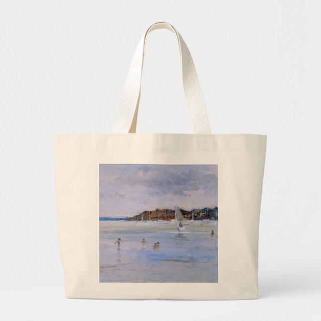 Bolsa Tote Grande Windsurfer e Bathers (Frente)