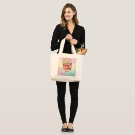 Bolsa Tote Grande Winnie the Pooh | Happy Birthday