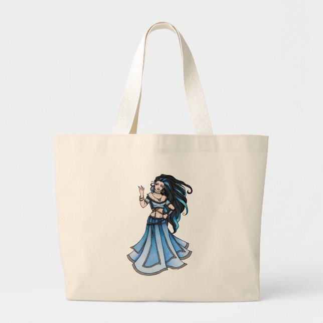 Bolsa Tote Grande Winter Belly Dancer (Frente)