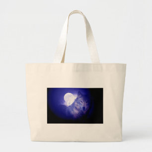 Bolsa Tote Grande Wolf & Moon