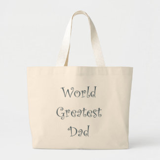 Bolsa Tote Grande World Greatest Dad