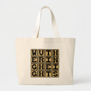 Bolsa Tote Grande Wuthering Heights, Emily Bronte Novel