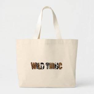 Bolsa Tote Grande XX- design animal do impressão da coisa selvagem