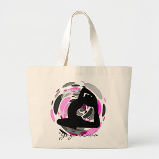 Bolsa Tote Grande Yoga Diva Tote Bag