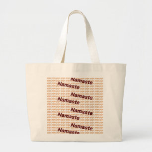 Bolsa Tote Grande Yoga Namaste