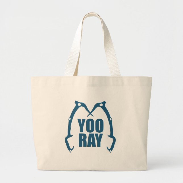 Bolsa Tote Grande Yoo Ray (Ouray) Subindo Gelo (Frente)