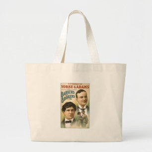 Bolsa Tote Grande Yorke & Adams Banqueiros e corretores Comédia Mus