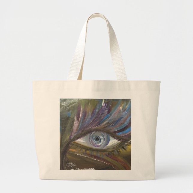 Bolsa Tote Grande Your Eye Is The Mirror Of Your Soul (Frente)