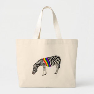 Bolsa Tote Grande Zebra de LGBT