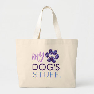 BOLSA TOTE GRANDE ZEBRA SIMPLES MODERNA DO MEU CÃO