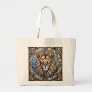Bolsa Tote Grande Zodiac - Leão o Leão