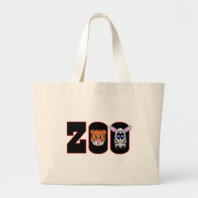 BOLSA TOTE GRANDE ZOOLÓGICO (Frente)
