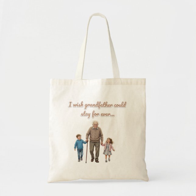Bolsa Tote Grandfather Illustration (Frente)