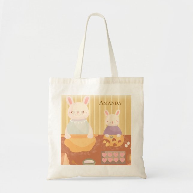Bolsa Tote Grandma Baking Cookies (Frente)