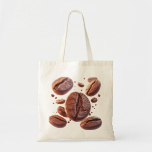 Bolsa Tote Grãos de Café Voando