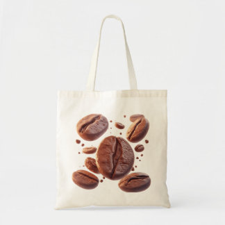 Bolsa Tote Grãos de Café Voando